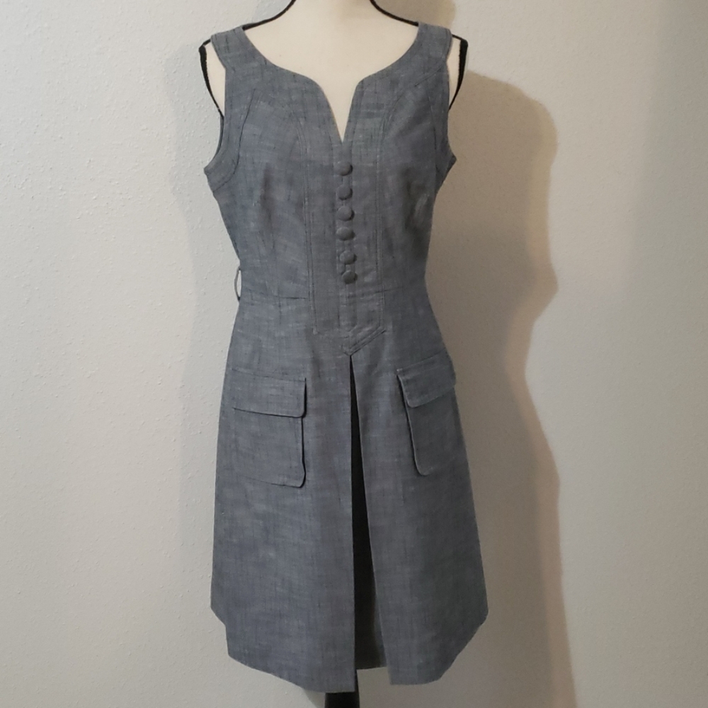 SHARAGANO Grey Dress